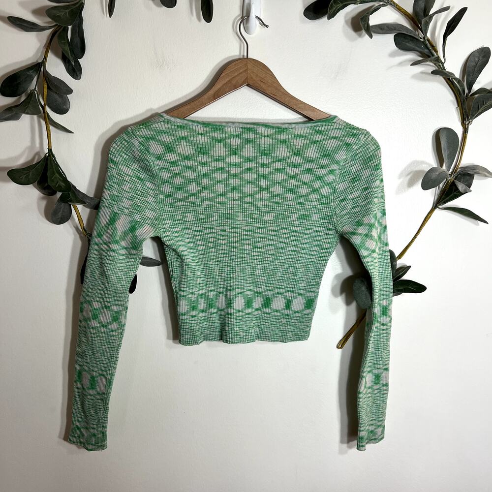 RedBerry Green Ribbed Long Sleeve - Picture 4 of 4